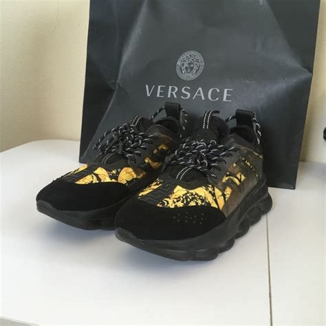 chain reaction versace ebay|versace chain reaction all black.